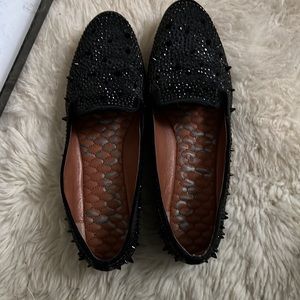 Size 9 Sam Eleman Studded Spiked Loafers